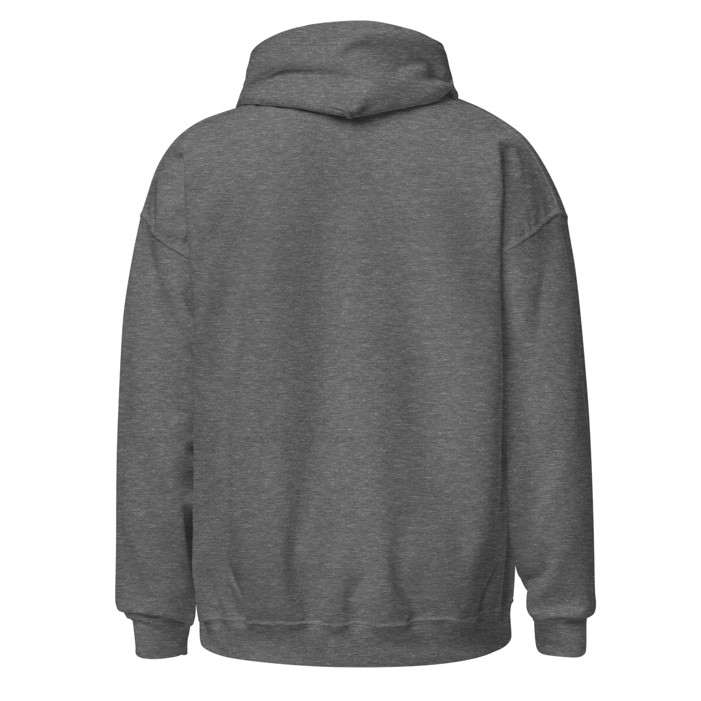 Gray hoodie on a white background
