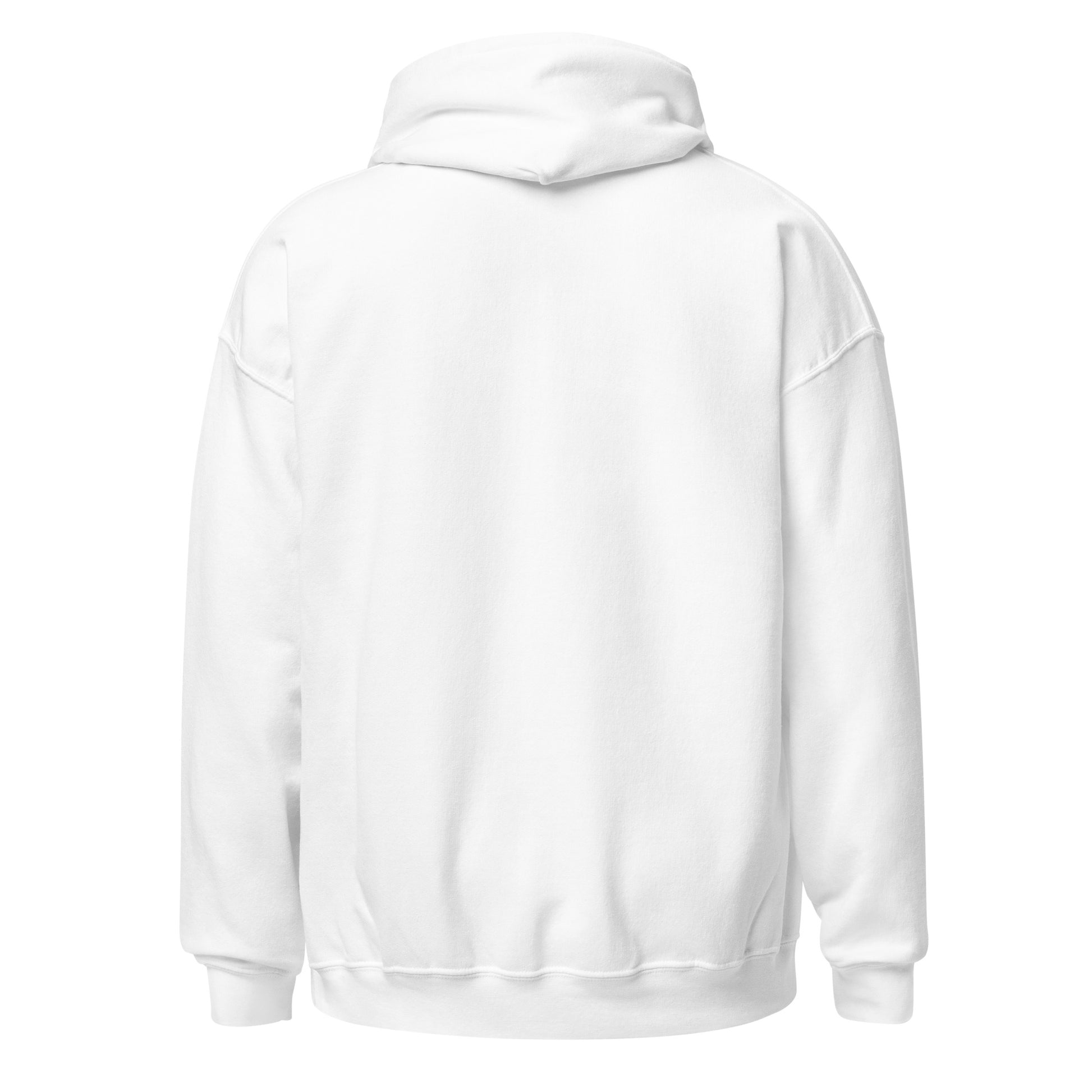 White hoodie on a white background
